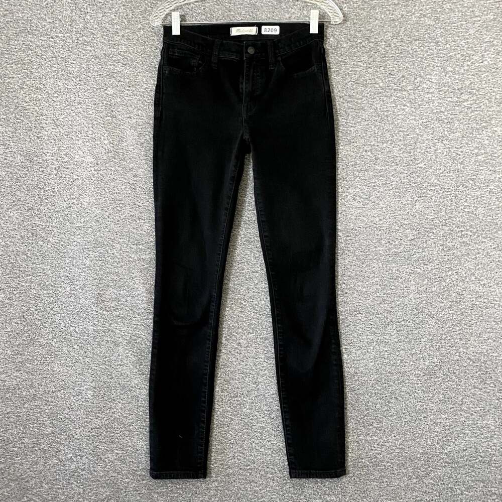 Madewell Women's Size 26 Black Roadtripper Jeggings Stretch Denim Jeans